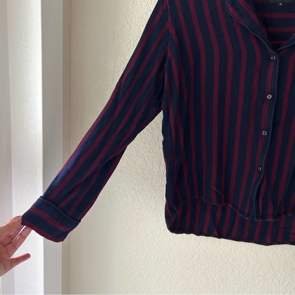 Rails Clara Stripe Pajama Top Size Medium - Picture 8 of 9